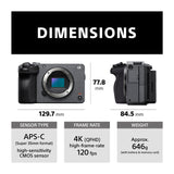 ILME-FX30 Cinema Line Camera (Body with XLR Handle bar) 3