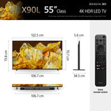 55"X90L | 4K Full Array LED TV | BRAVIA XR | 55X90L | Google TV | 3 Years Warranty 3