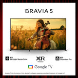 BRAVIA 5 | 98 Inch | XR Processor | Mini LED | 4K Ultra HD | High Dynamic Range (HDR) | Smart TV (Google TV) - Shipping from Mid July 0