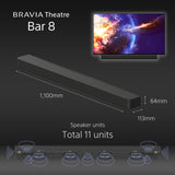 BRAVIA Theatre Bar 8 | Single Soundbar | 360 Spatial Sound Mapping | Dolby Atmos®/DTS:X® 15