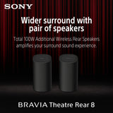 BRAVIA Theatre Rear 8 | Total 100W Additional Wireless Rear Speakers 0