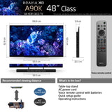 48" A90K | BRAVIA XR | MASTER Series | OLED | 4K Ultra HD | High Dynamic Range (HDR) | Smart TV 2