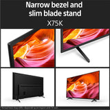 43" X75K | 4K Ultra HD | High Dynamic Range (HDR) | Smart TV 2