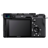 Sony Alpha 7C | Full-frame Mirrorless Interchangeable Lens Camera | Back Image with Buttons | Black Color 6
