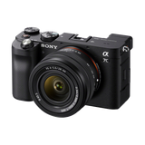 Sony Alpha 7C with FE 28-60mm F4-5.6 Kit Lens | Full-frame Mirrorless Interchangeable Lens Camera | Side Angle Image | Black Color 6
