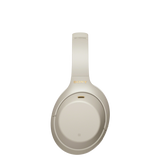 Sony WH-1000XM4 Noise Cancelling Wireless Headphones With Bluetooth Capabilities | Left Side View, NFC Function | Beige Color 8