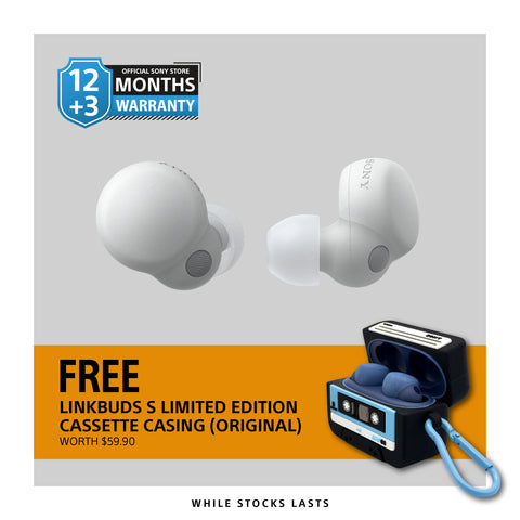 LinkBuds S + Free Limited Edition Casette Casing* (worth $59.90)