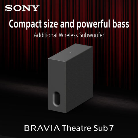 BRAVIA Theatre Sub 7 | 100W Additional Wireless Subwoofer